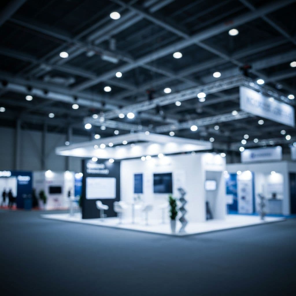 Exhibition hall background